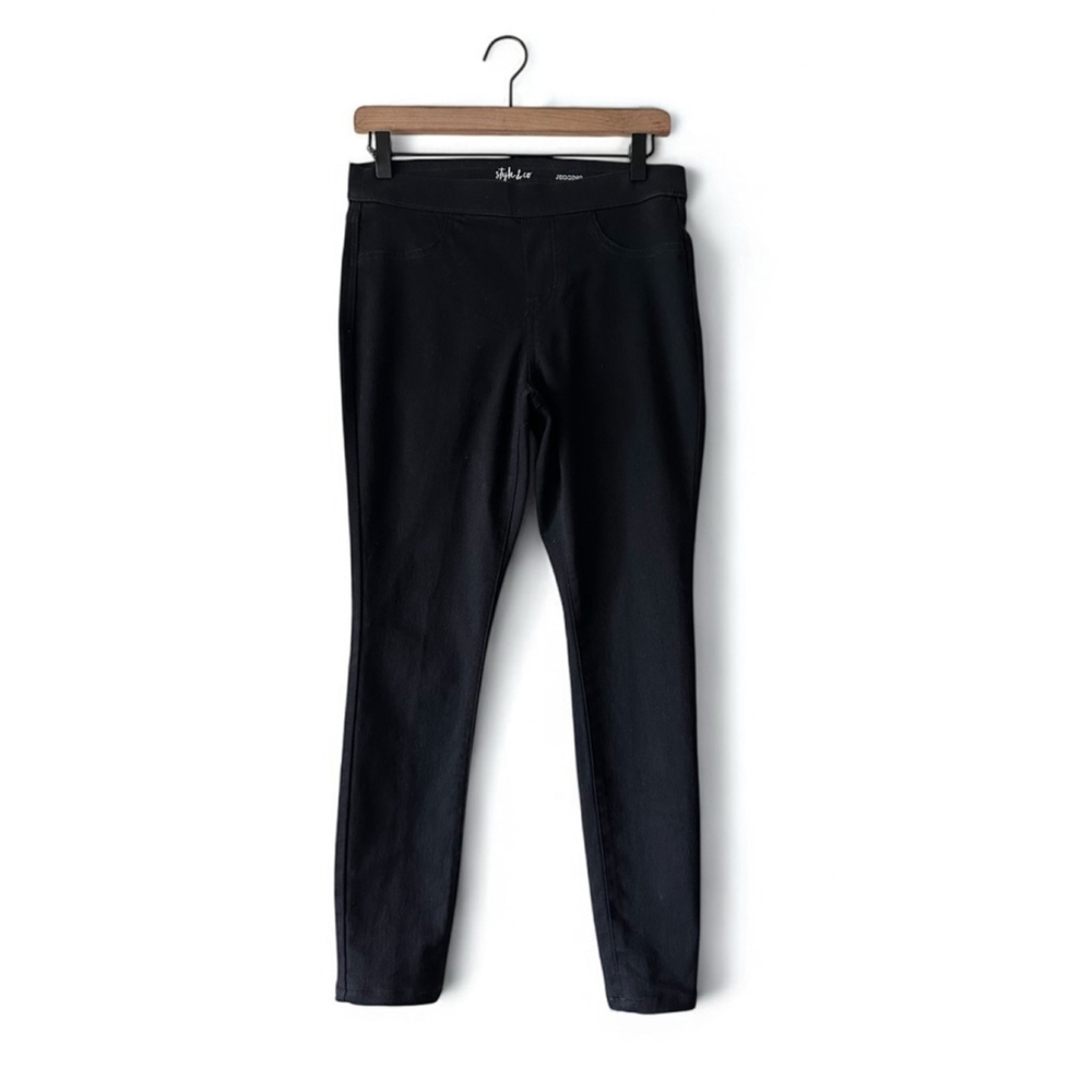 Style & Co Black Jeggings Women’s Small Pull-On Stretch Skinny Pants